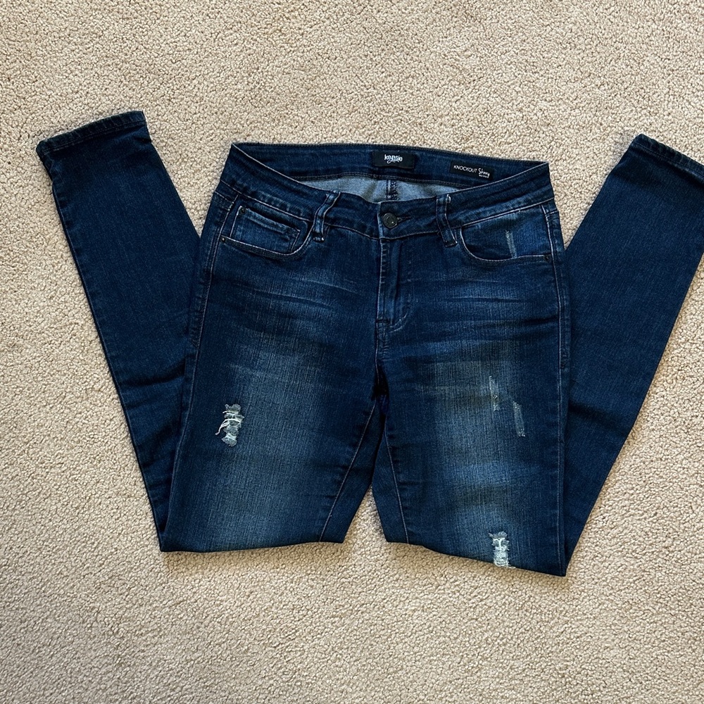 Kensie Dark Blue Skinny Jeans